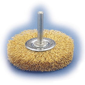 wire wheel brush with shank